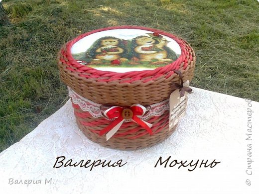 А это шкатулочка с ежиками буквально вчера отдала. Заказик для маленькой девочки под резиночки и заколочки (фото 65)
