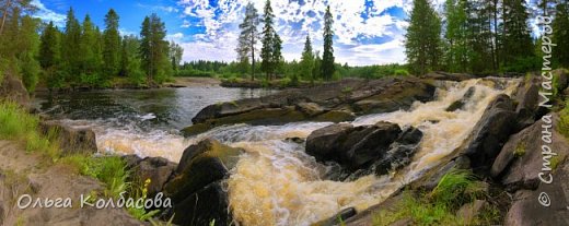 А ещё в Рускеала можно увидеть Водопад Ахвенкоски, р. Тохмайоки.Именно здесь  снимали эпизоды замечательного фильма "А зори здесь тихие" (фото 7)