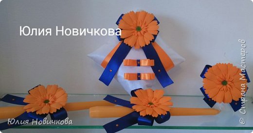 Подушечка для колец и свечи. (фото 5)