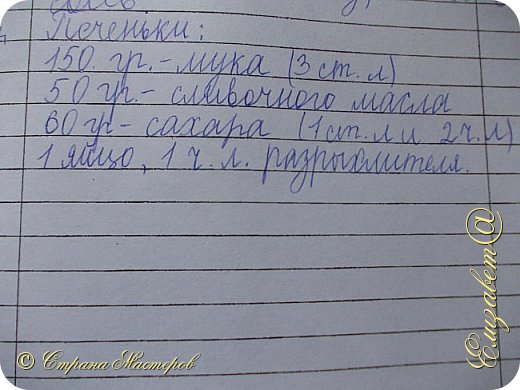 рецепт.
кол-во сахара на вкус и муки до консистенции что-бы из теста можно было лепить печеньки. (фото 2)