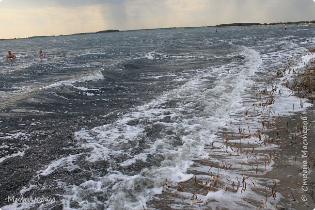 и народ начинает убегать из воды на берег (фото 15)