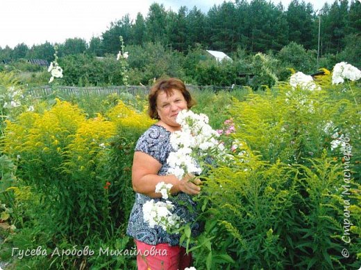 А это я уже у себя на даче ,это мои любимые белые флоксы (фото 2)