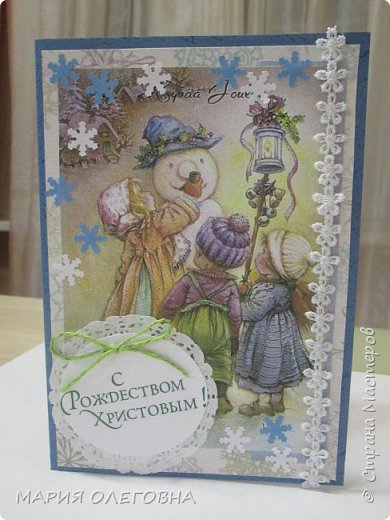 Доброго времени суток всем)).
Вашему вниманию представляю мастер-класс "Рождественская история" (фото 1)