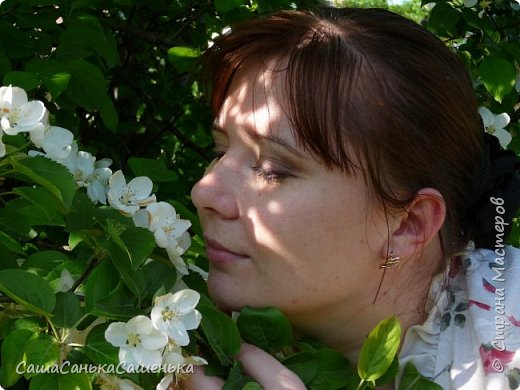 а это я в яблонях! Все хотела повторить для себя такой ободок, да все руки не доходят!  (фото 5)