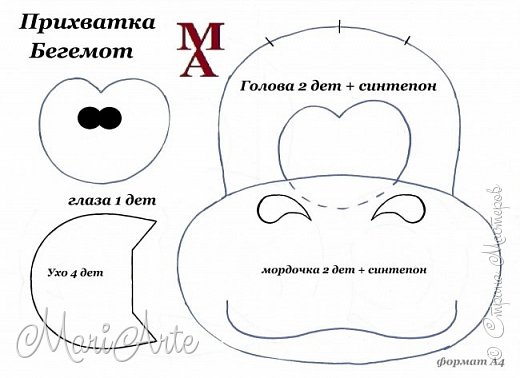 Зоопарк на кухне  М.К. + выкройки (фото 10)