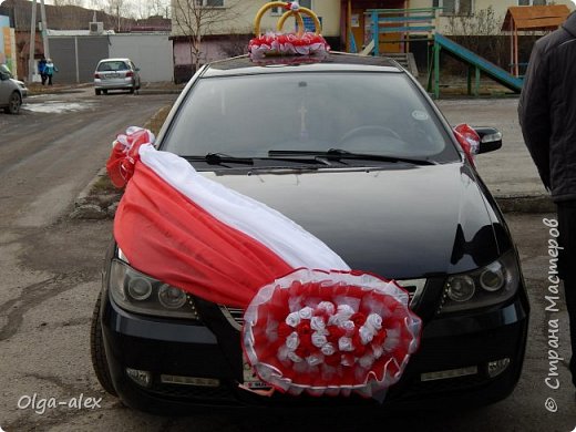 Наряд на свадебный автомобиль.  (фото 1)