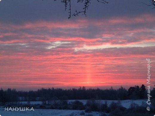 Чудесный закат и начало Нового года! (фото 19)