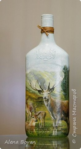 ДЕКУПАЖ бутылочки новые и старые... (фото 112)
