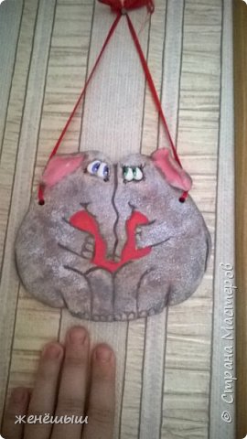 У всех есть влюблённые котики,а у меня слепились слонята.Пока без лака. (фото 4)