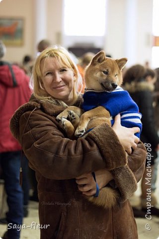 Хочу показать как владелец похож со своей собакой, одно лицо ))) я и Дива на выставке (фото 10)