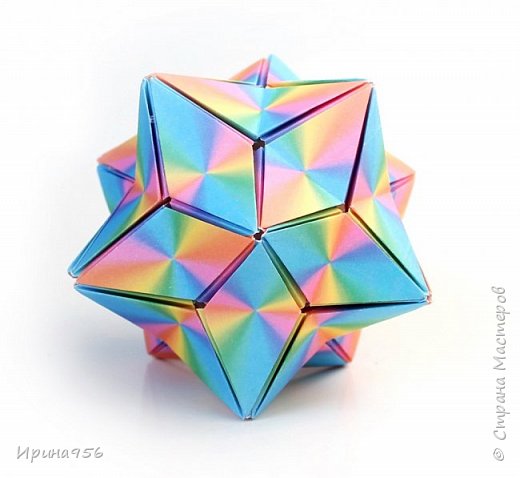 Radianta
Схема http://www.kusudama.me/origami/Radianta#Radianta-Whirl-8804 (фото 4)