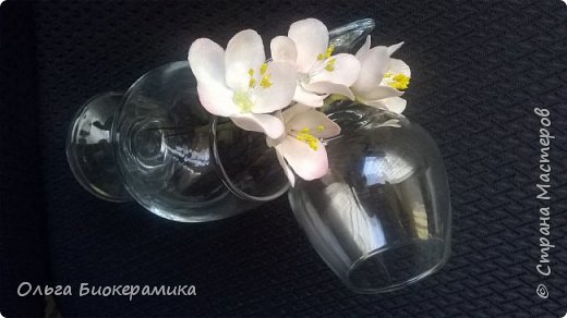 Шпильки для волос из холодного фарфора. (фото 1)