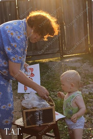 Виталик принимал самое активное участие... 
Здесь видно, что грибов должно быть два... (фото 8)