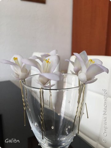 Шпильки с цветком Пуйя.... (фото 11)