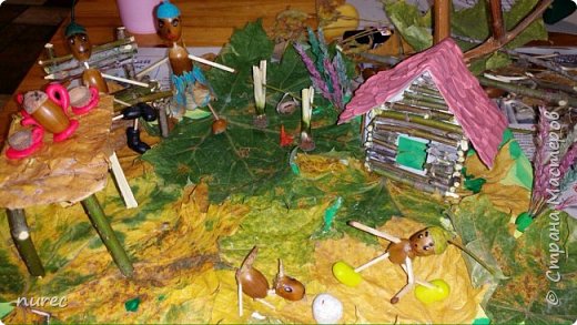 наша совместная с ребенком (4г) поделка в детский сад