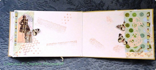И вот такие были разворотики. Я сразу решила, что наполнением будут наши фотосессии в разных нарядах. Так баловство, но мы с девчатами так балуемся. (фото 2)