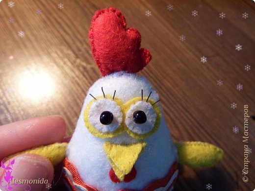 Получается такой вот глазастенький петушок: (фото 31)