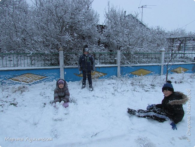 18 декабря мы вдоволь вывалялись в снегу ... (фото 7)