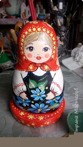 Матрешка из гипса https://www.youtube.com/watch?v=ByYZKy4i-Dg (фото 6)