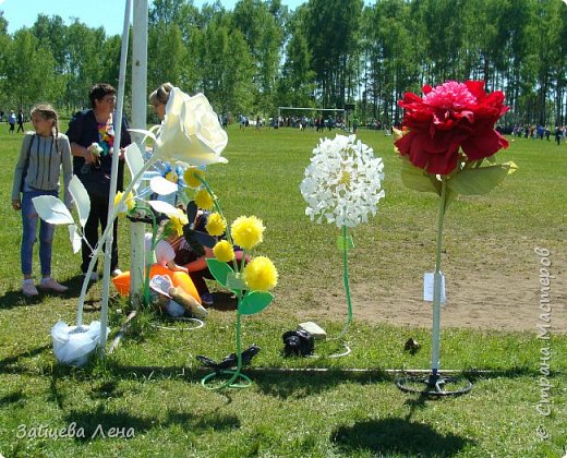 День Комара в г.Судогда (часть 2). Цветы ручной работы. (фото 21)