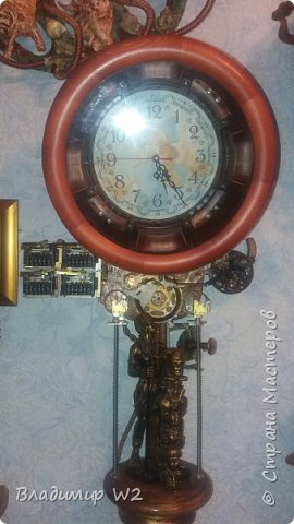  Steampunk Часы Джеймса Кука «Terra Incognita» (с лат. — «Неизвестная земля»).  (фото 1)