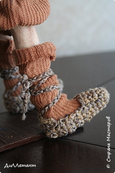 Чулки со спущенными петлями. (фото 33)