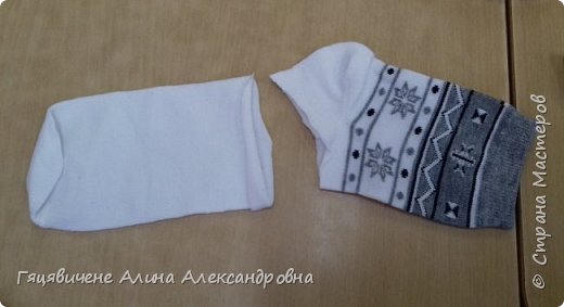 Снеговик из носка (фото 3)