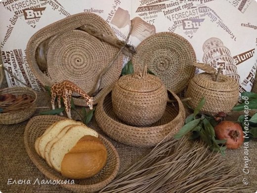 Плетение из хвои Pine Needle Baskets (фото 14)