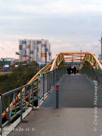 Пешеходный мост через речку. (фото 20)