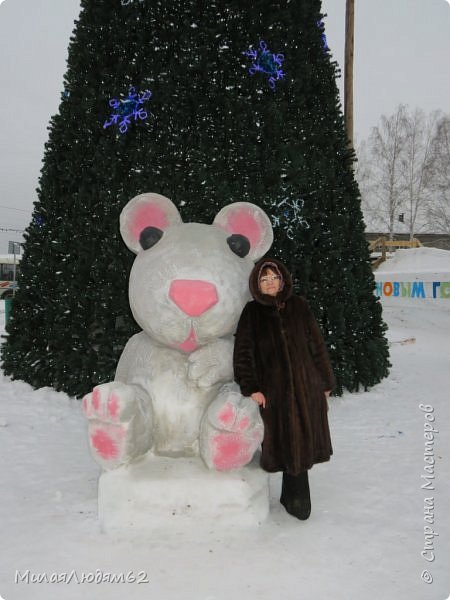 символ года из снега (фото 8)