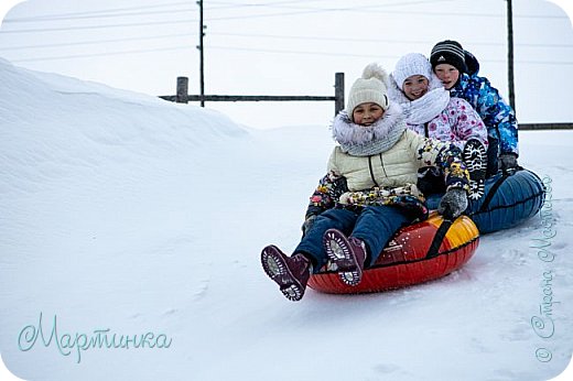 Покатушки на ватрушках. (фото 23)