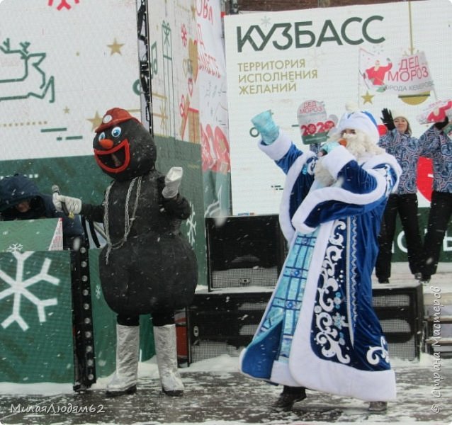 а вот наш шахтерский снеговик! (фото 41)