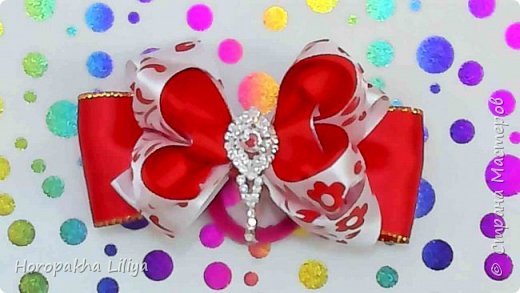 DIY/МК Как сделать бантик ко дню Св Валентина. Новый лепесток "Сердечко". St. Valentine's Day bow