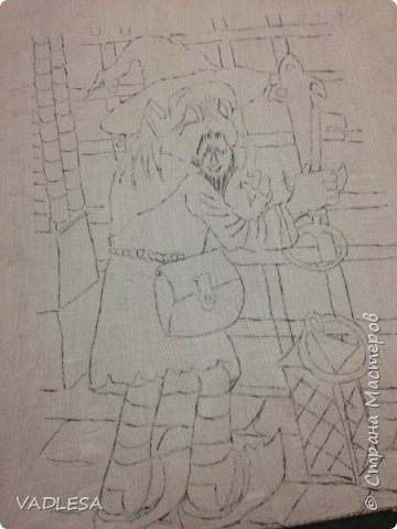Вот он, эскизик! Осталось дело за малым))) Ха-ха-ха...за малым...всё еще впереди))) (фото 2)