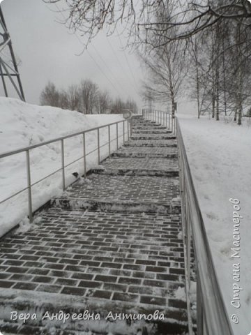 Лесенки в парке всегда прочищены, даже после новогодней ночи. (фото 16)