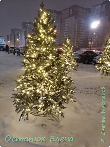 Возле торговых центров всё ещё по новогоднему. (фото 28)