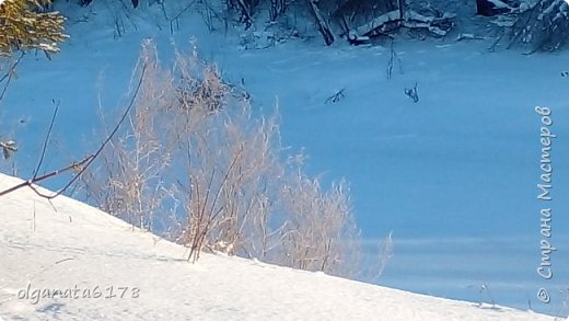 Какие цвета !!! И синий и белый и розовый . А куст засохшей травы как пух в розовых кружевах (фото 8)