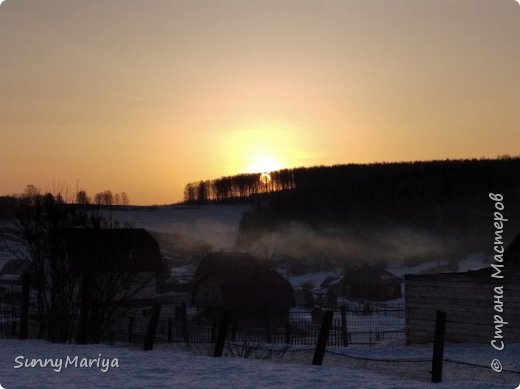 Наш восход. С крылечка любуюсь каждое утро такой красотой! (фото 11)