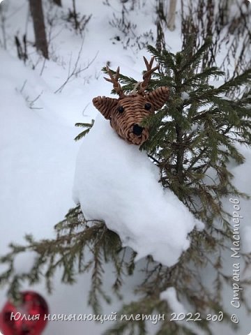 Мой плетёный, лесной олень)) (фото 2)