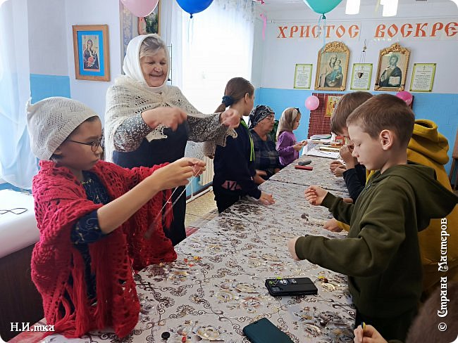 Книжные закладки из пуговиц. Занятие в воскресной школе. (фото 20)