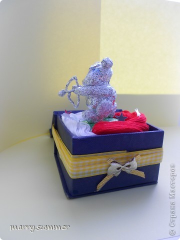 Мне надоели эти представления: что если стрелец, то обязательно кентавр. И я решила сделать вот такого мишку ^-^ (фото 2)