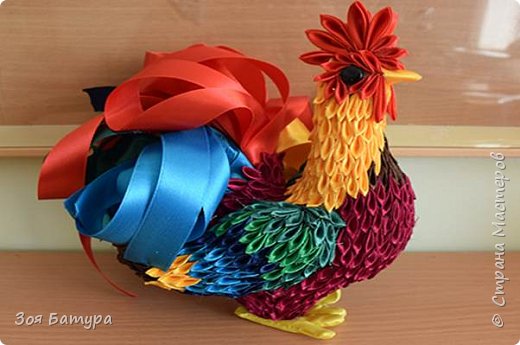 Петушок сказочный из русской народной сказки "Петушок - золотой гребешок и чудо-меленка" (фото 1)