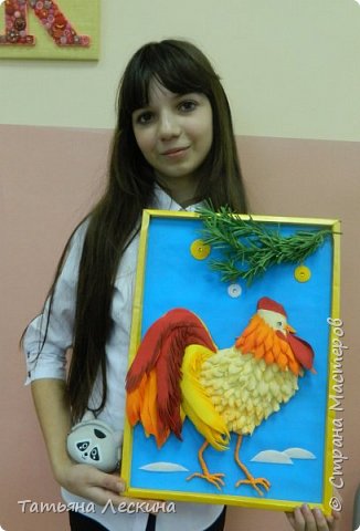 Всё, готово! Петух Пётр Петрович Курочкин вышел прогуляться по снегу к новогодней ёлке. (фото 20)