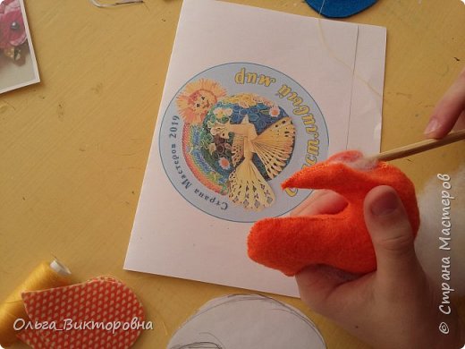Набила аккуратно синтепоном. (фото 4)