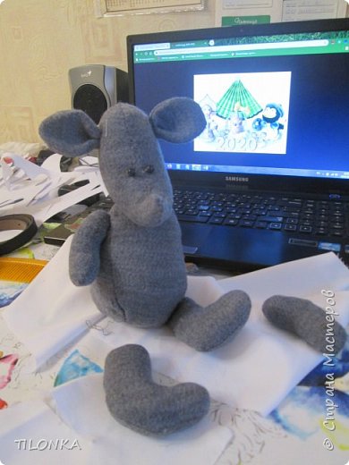 Детали сшиты, набиты синтепоном, следующий этап-сборка! (фото 2)