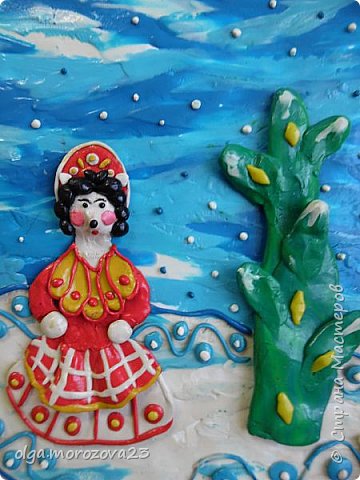 Далеко - далеко, за морями и горами, в Дымковском царстве (по соседству с Хохломой и Гжелью) жила красавица мышка, которую звали Дымуля. (фото 2)