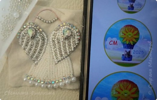 Крылышки и платьеце готово, осталось только мягкой канетелью вышить волосы ...  (фото 5)