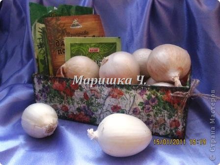 Подарок подруге. Салфетница и коробочка для специй. (фото 3)
