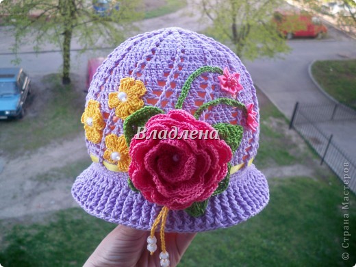 панамка"Цветочная клумба" по Мк Галины-legendasun с осинки. (фото 9)
