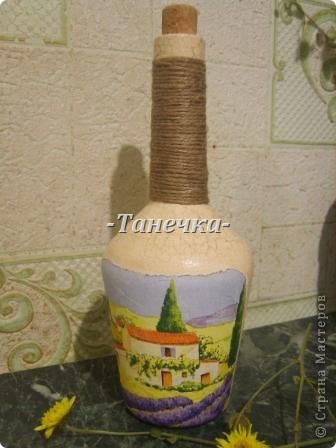 Бутылочки эта родилась за один вечер - и работа мне нравиться!! сделала её для хорошего человека - надеюсь понравиться)) (фото 5)